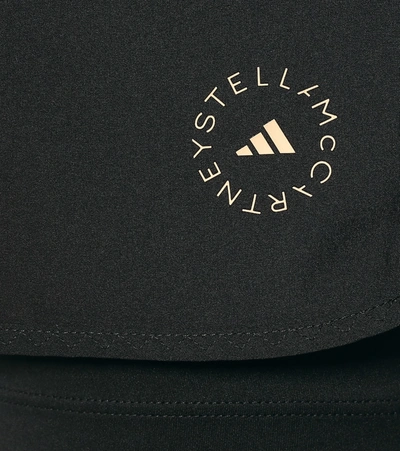 Shop Adidas By Stella Mccartney Truepurpose Double-layered Shorts In Black