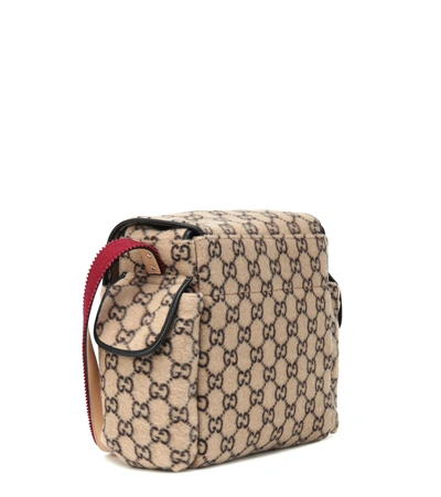 Shop Gucci Gg Felt Changing Bag In Beige