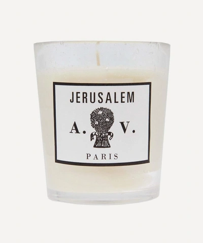 Astier De Villatte Jerusalem Scented Candle In Glass 260g In Clear