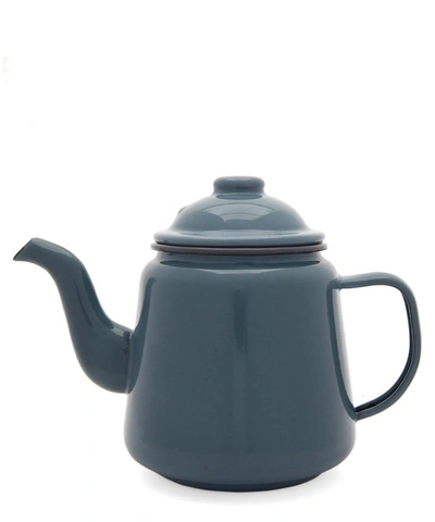 Shop Falcon Enamel Teapot In Mid Grey