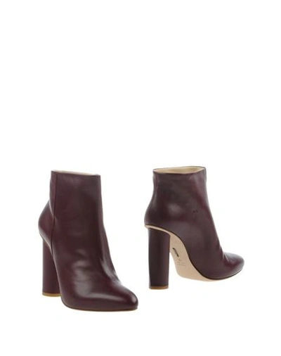 Maiyet Ankle Boots In Deep Purple