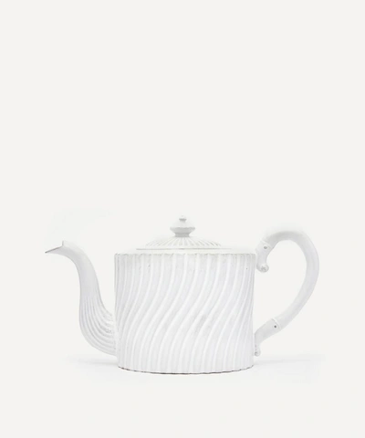 Shop Astier De Villatte Peggy Teapot In White