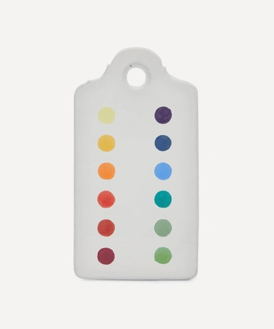 Astier De Villatte Palette With Colours In White