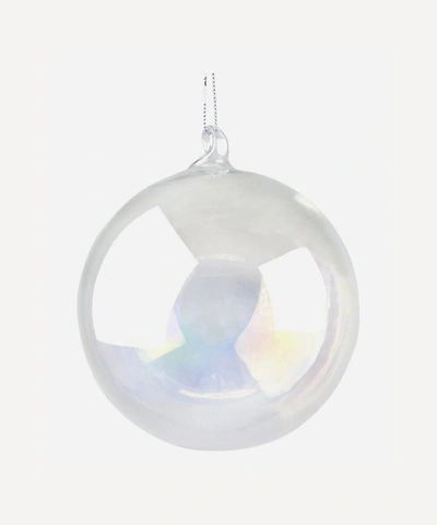 Shop Unspecified Small Soap Bubble Bauble In Clear