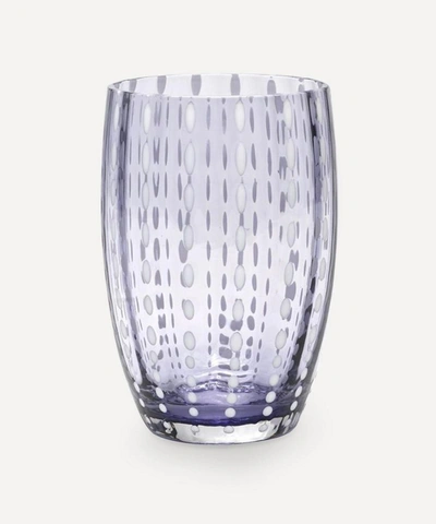 Zafferano Perle Tumbler In Purple