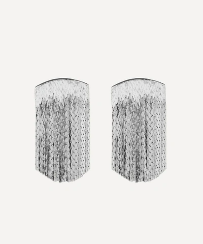 Shop Anissa Kermiche Silver-plated Fil D'argent Drop Earrings