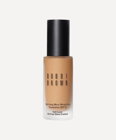 Shop Bobbi Brown Skin Long-wear Weightless Liquid Foundation Spf 15 In Golden Beige