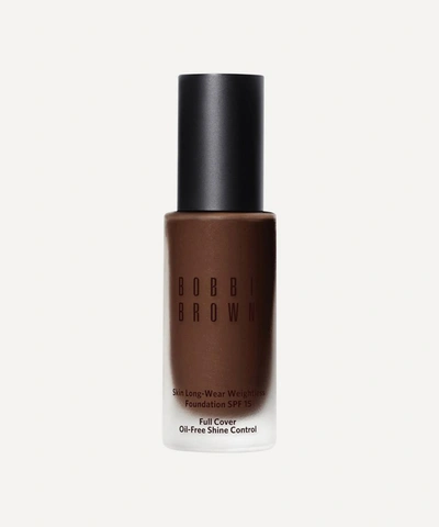 Shop Bobbi Brown Skin Long-wear Weightless Liquid Foundation Spf 15 In Cool Chestnut