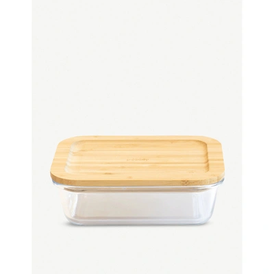 Shop Pebbly Glass Container With Bamboo Lid 1500ml