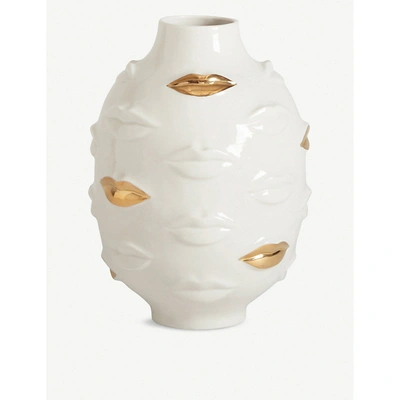 Shop Jonathan Adler Gilded Gala Porcelain Vase
