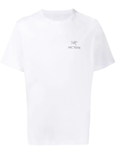 Shop Arc'teryx Logo Print T-shirt In White