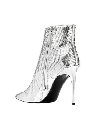 Shop Alice And Olivia Ankle Boots In Silver