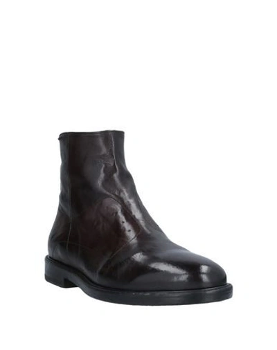 Shop Alexander Hotto Ankle Boots In Dark Brown