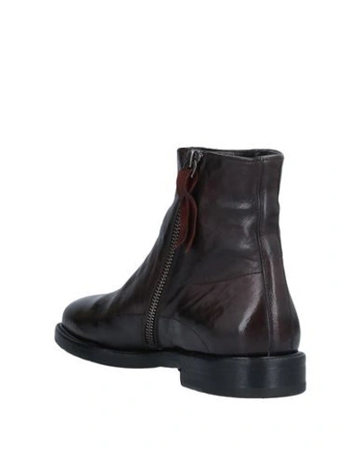 Shop Alexander Hotto Ankle Boots In Dark Brown