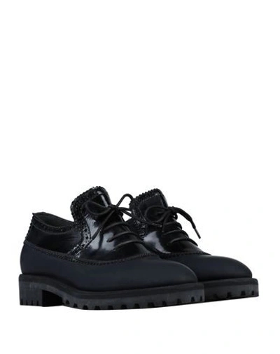 Shop Balenciaga Laced Shoes In Black