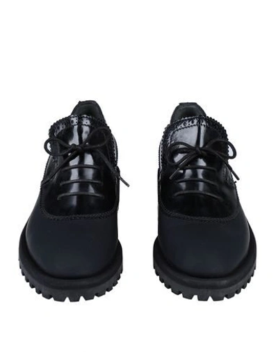 Shop Balenciaga Laced Shoes In Black