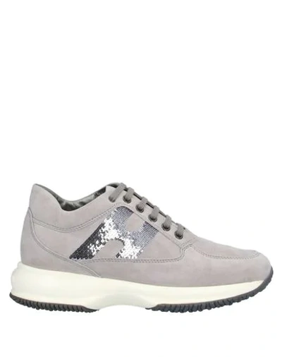 Shop Hogan Sneakers In Light Grey