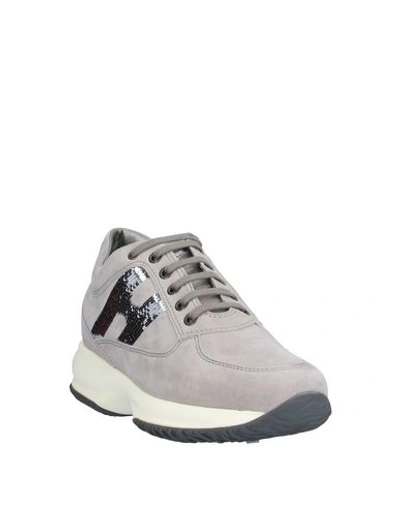 Shop Hogan Sneakers In Light Grey