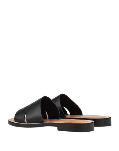 Shop Loewe Sandals In Black