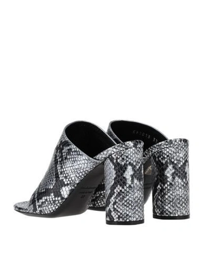 Shop Balenciaga Sandals In Silver