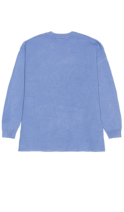 Shop Pleasures Mona Knit Sweater In Blue
