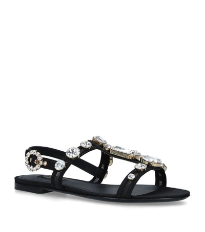 Shop Dolce & Gabbana Crystal-embellished Keira Sandals