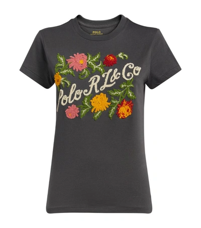 Shop Polo Ralph Lauren Floral Logo T-shirt