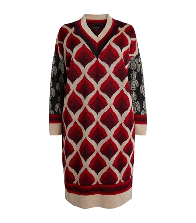 Shop Marina Rinaldi Lurex Sweater Dress