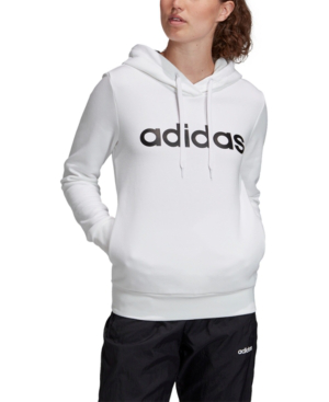adidas originals linear fleece hoodie