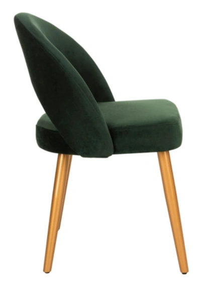 Shop Safavieh Giani Retro Dining Chair In Green