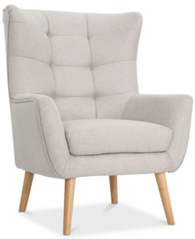 Shop Noble House Neilan Club Chair In Wheat