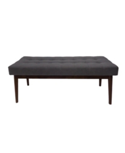 Shop Noble House Flavel Ottoman In Grey