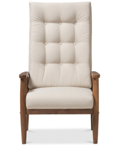 Shop Furniture Kendon Highback Chair In Light Beige