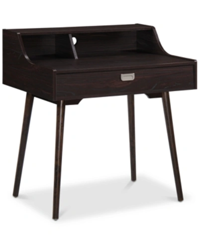 Shop Noble House Camden Mid Century Home Office Desk In Wenge