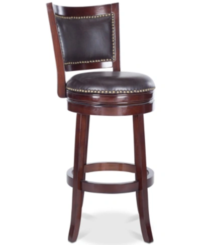 Safavieh Idaline Swivel Bar Stool In Espresso