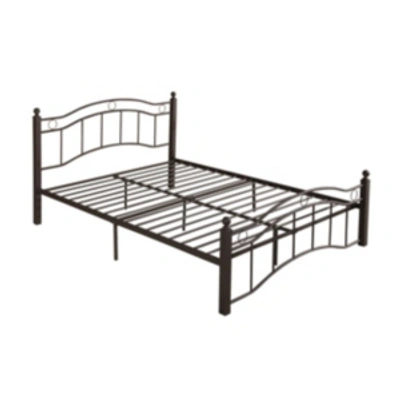 Shop Noble House Bouvardia Queen Bed Frame In Copper