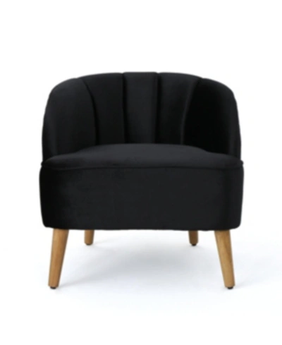 Shop Noble House Amaia Club Chair In Black