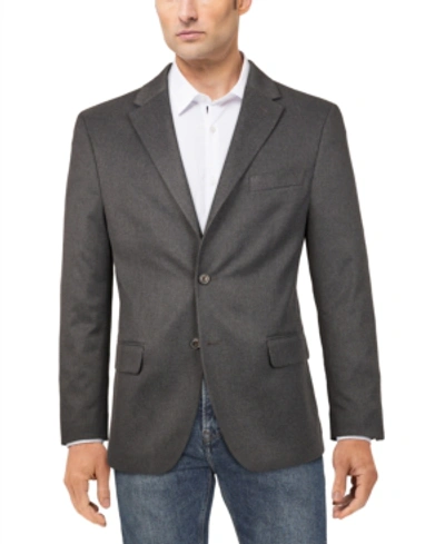 Shop Tommy Hilfiger Men's Modern-fit Solid Sport Coat In Grey