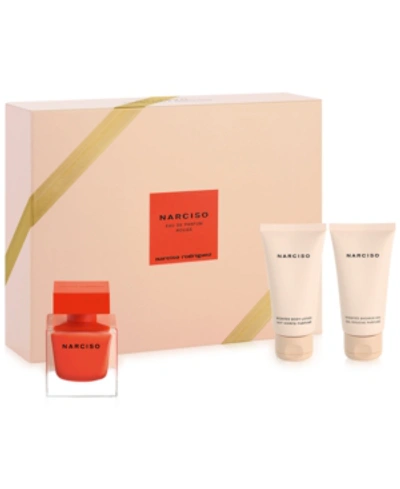 Shop Narciso Rodriguez 3-pc. Narciso Eau De Parfum Rouge Gift Set