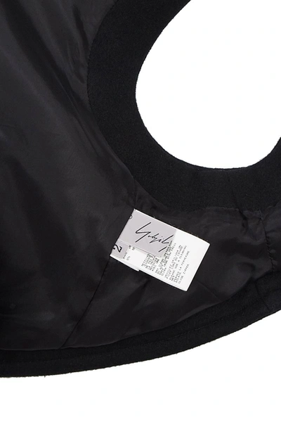 Pre-owned Yohji Yamamoto Black Wool Hooded Vest