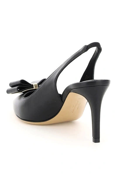 Shop Ferragamo Zahir Slingback 70 In Black