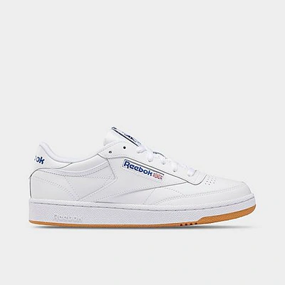 Shop Reebok Men's Club C 85 Casual Shoes In White/royal/gum