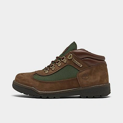 Shop Timberland Big Kids' Field Boots In Brown