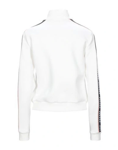 Shop Miu Miu Sweatshirts In White