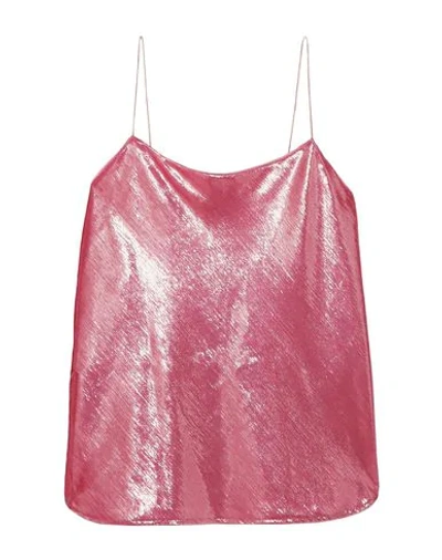 Shop Michael Lo Sordo Woman Top Pink Size 10 Polyester