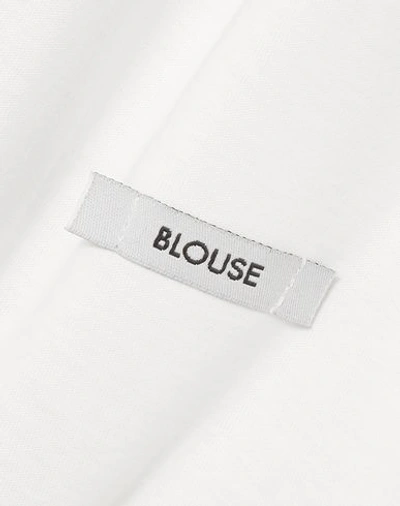 Shop Blouse Woman T-shirt White Size L Cotton