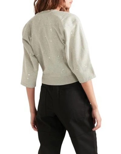 Shop Tre By Natalie Ratabesi Woman Sweatshirt Light Grey Size L Cotton, Polyester