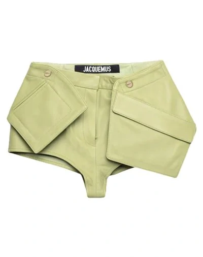Shop Jacquemus Shorts & Bermuda Shorts In Light Green