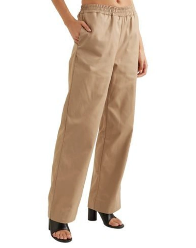 Shop Gauge81 Woman Pants Beige Size L Polyester, Cotton