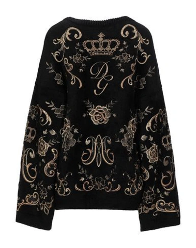 Shop Dolce & Gabbana Woman Sweater Black Size 10 Virgin Wool, Viscose, Polyamide